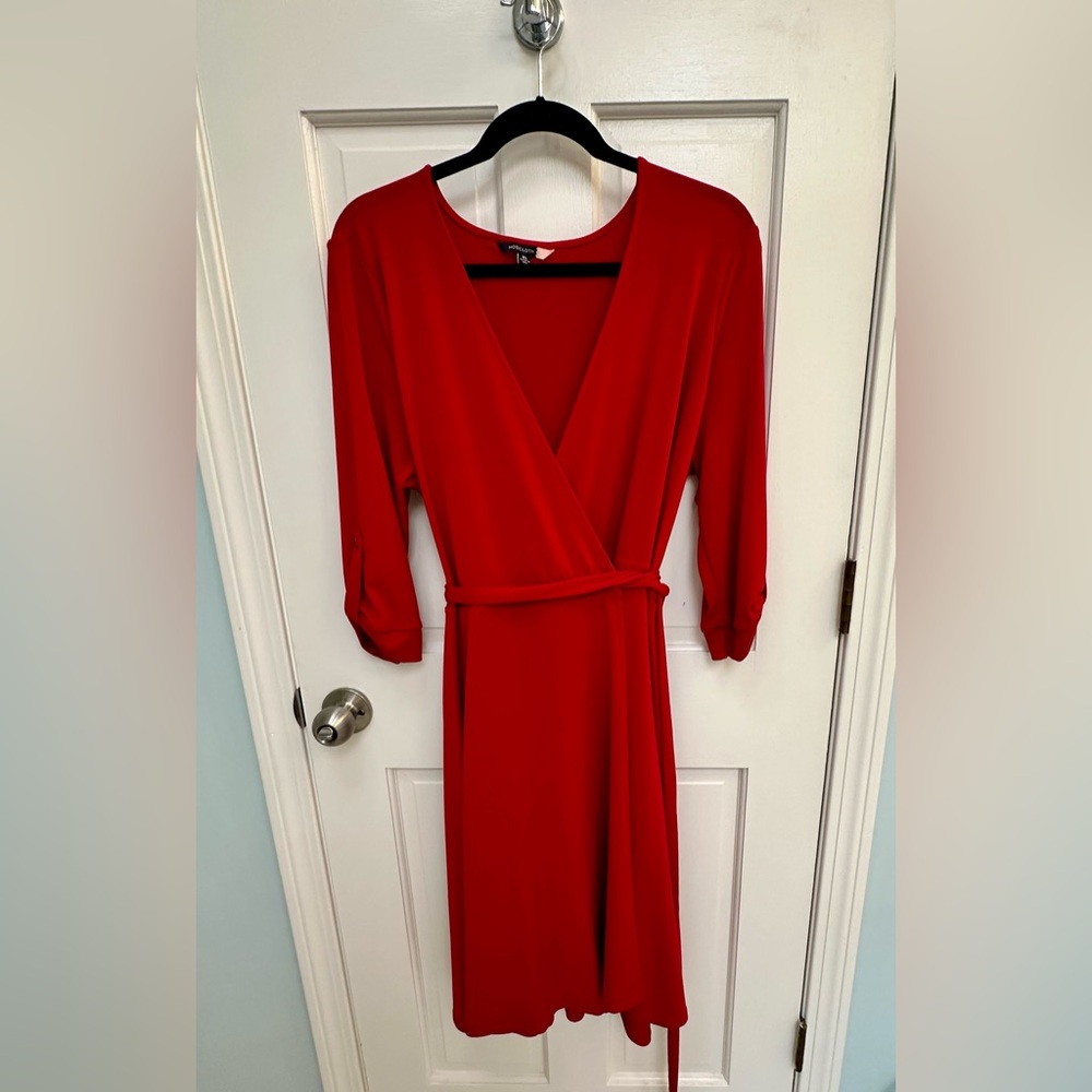 ModCloth XL Red Wrap Dress